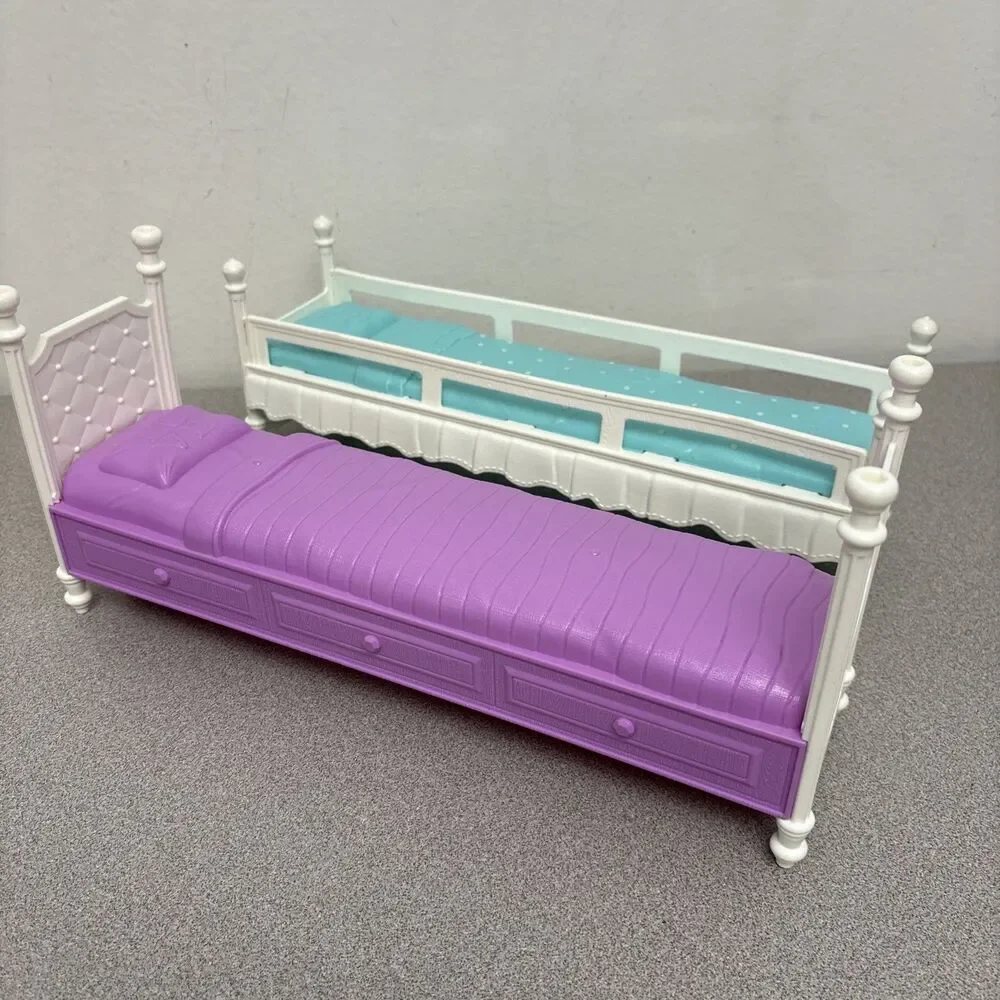 Barbie Sister Skipper Stacie Doll's Sleeptime Fun Bedroom Bunk Bed Set